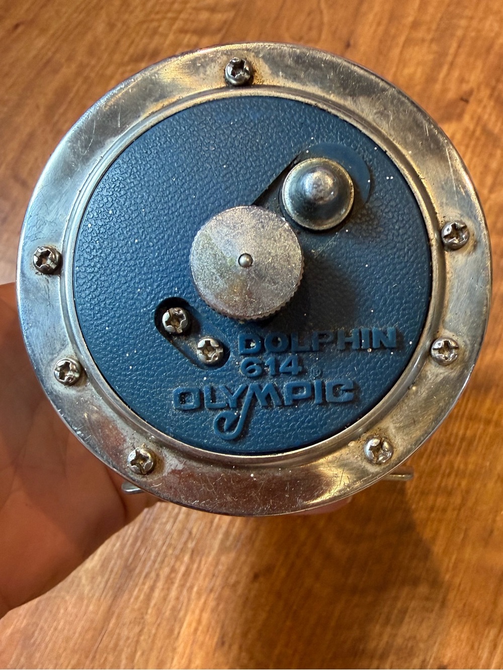 Olympic Dolphin 614 Vintage Casting Fishing Reel Made in Japan